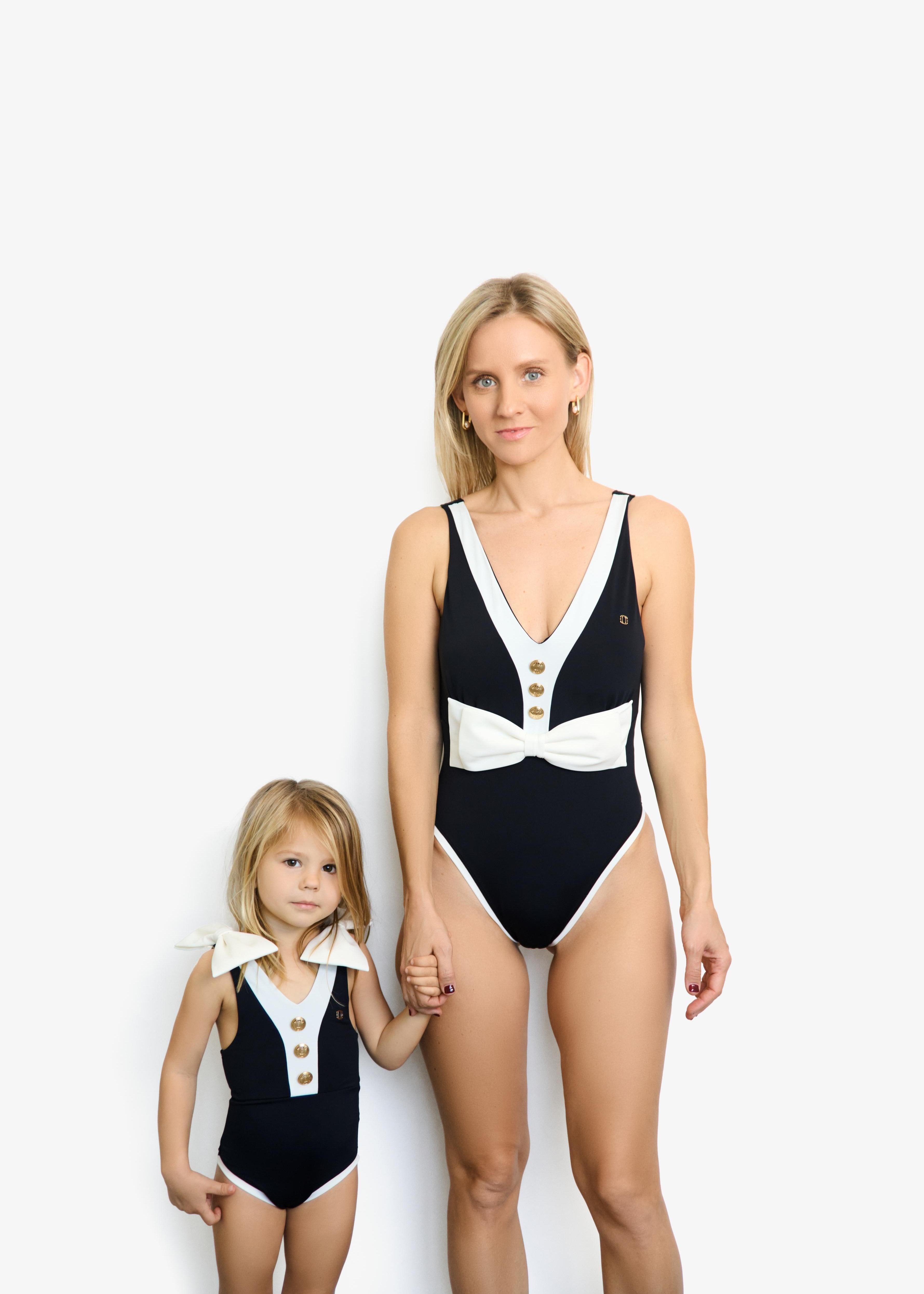 CHILDREN'S ONE PIECE BOW SWIMSUIT