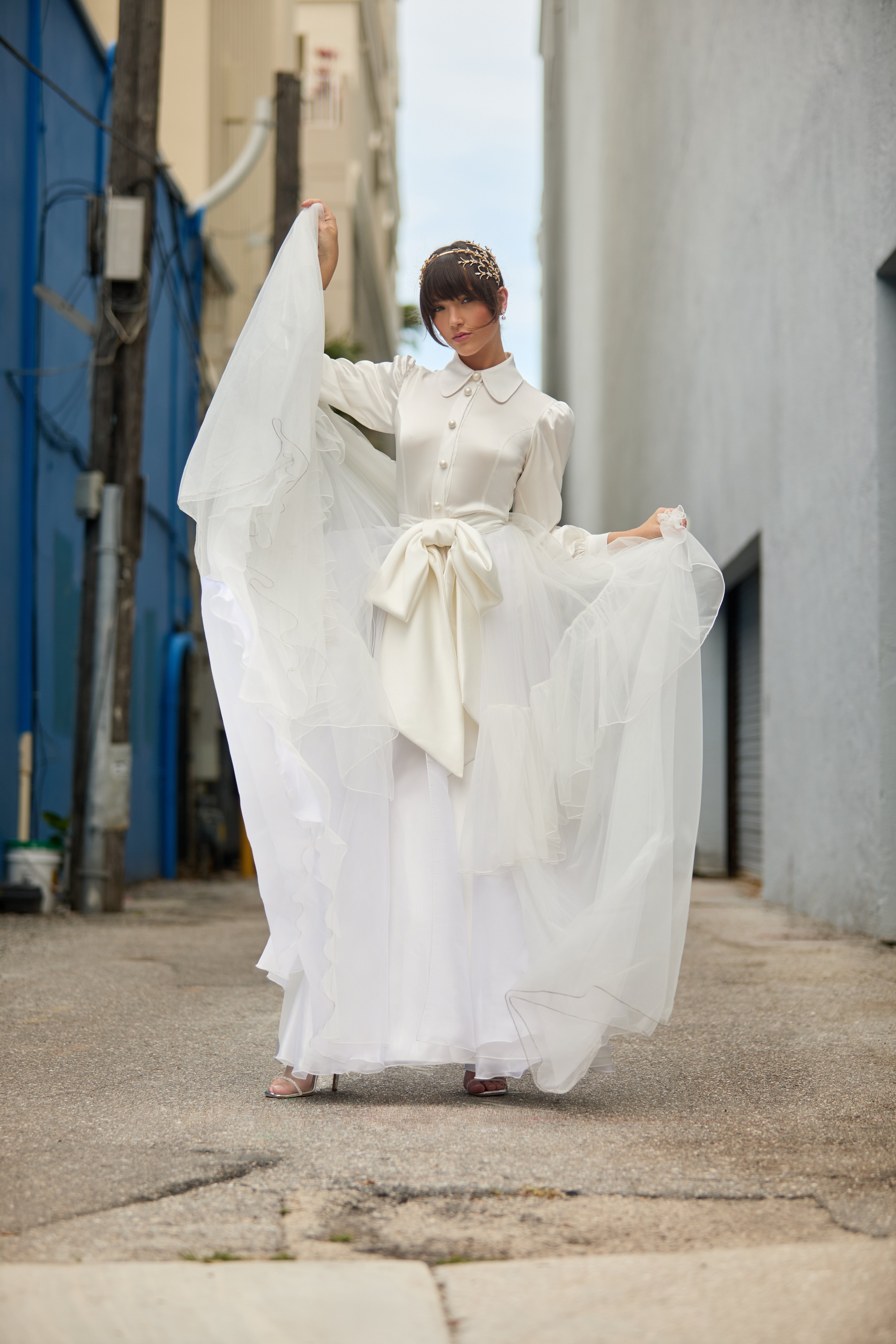 Two-Piece Angelic Gown