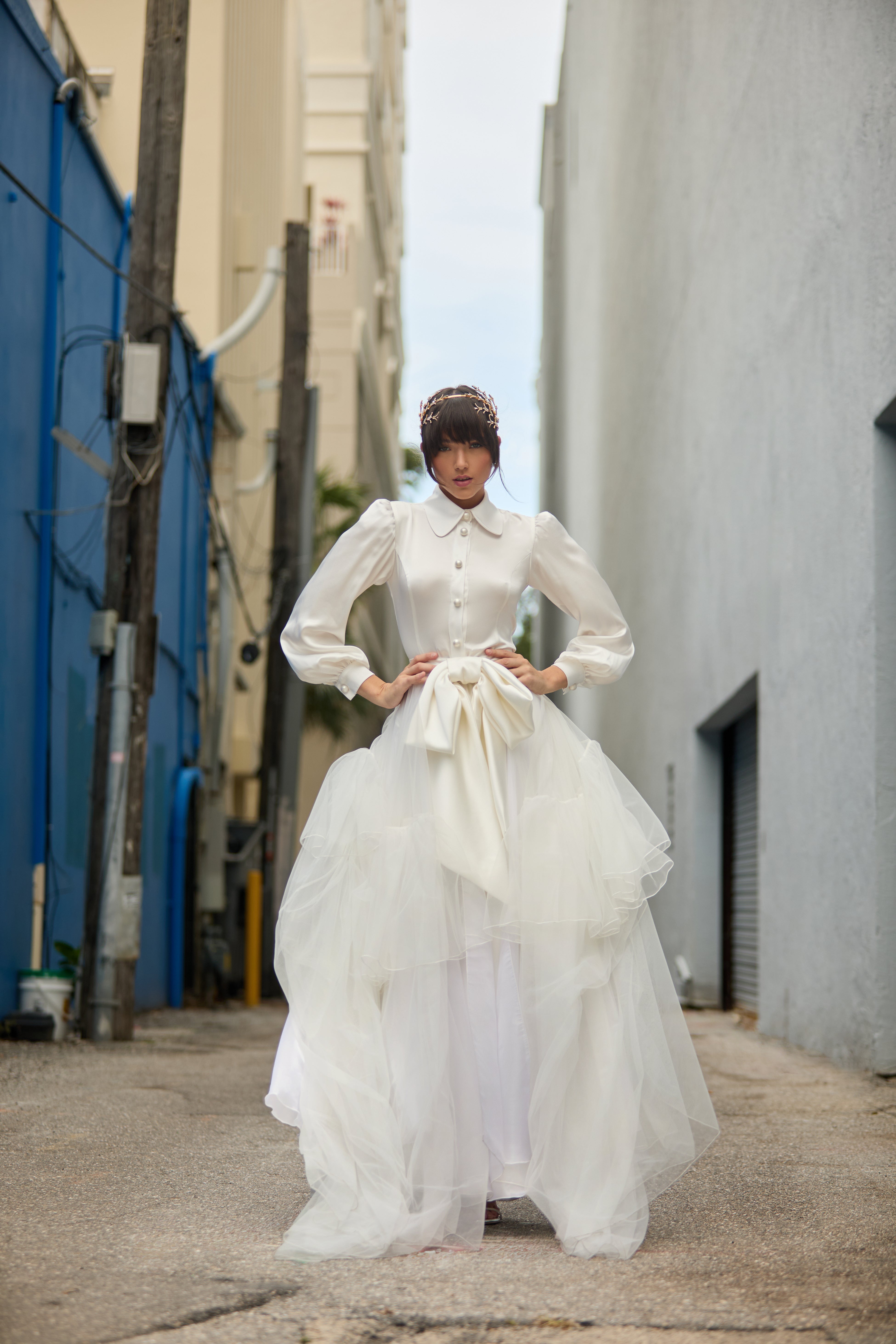 Two-Piece Angelic Gown