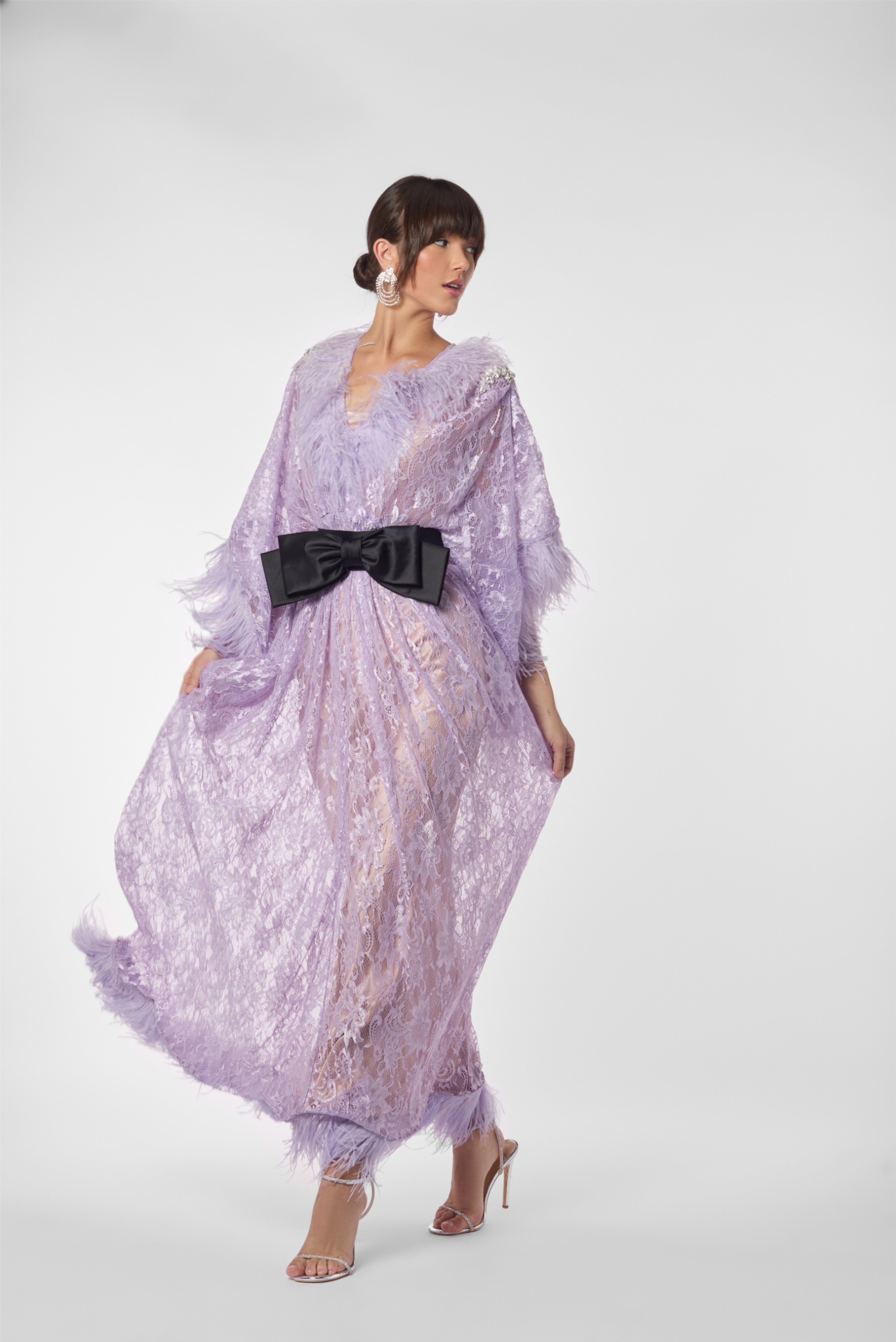 Lace Kimono Gown