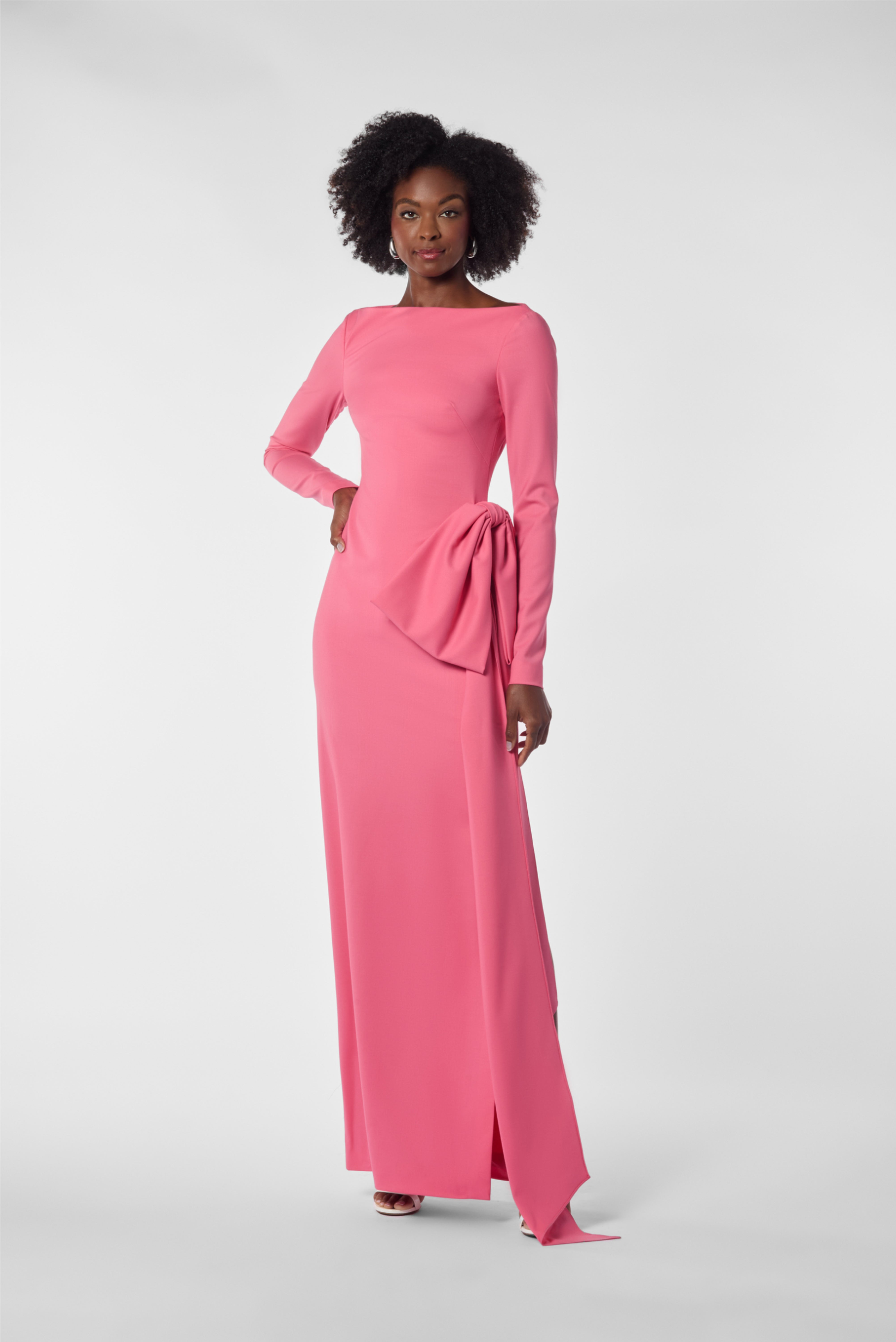 Boatneck Fitted Gown