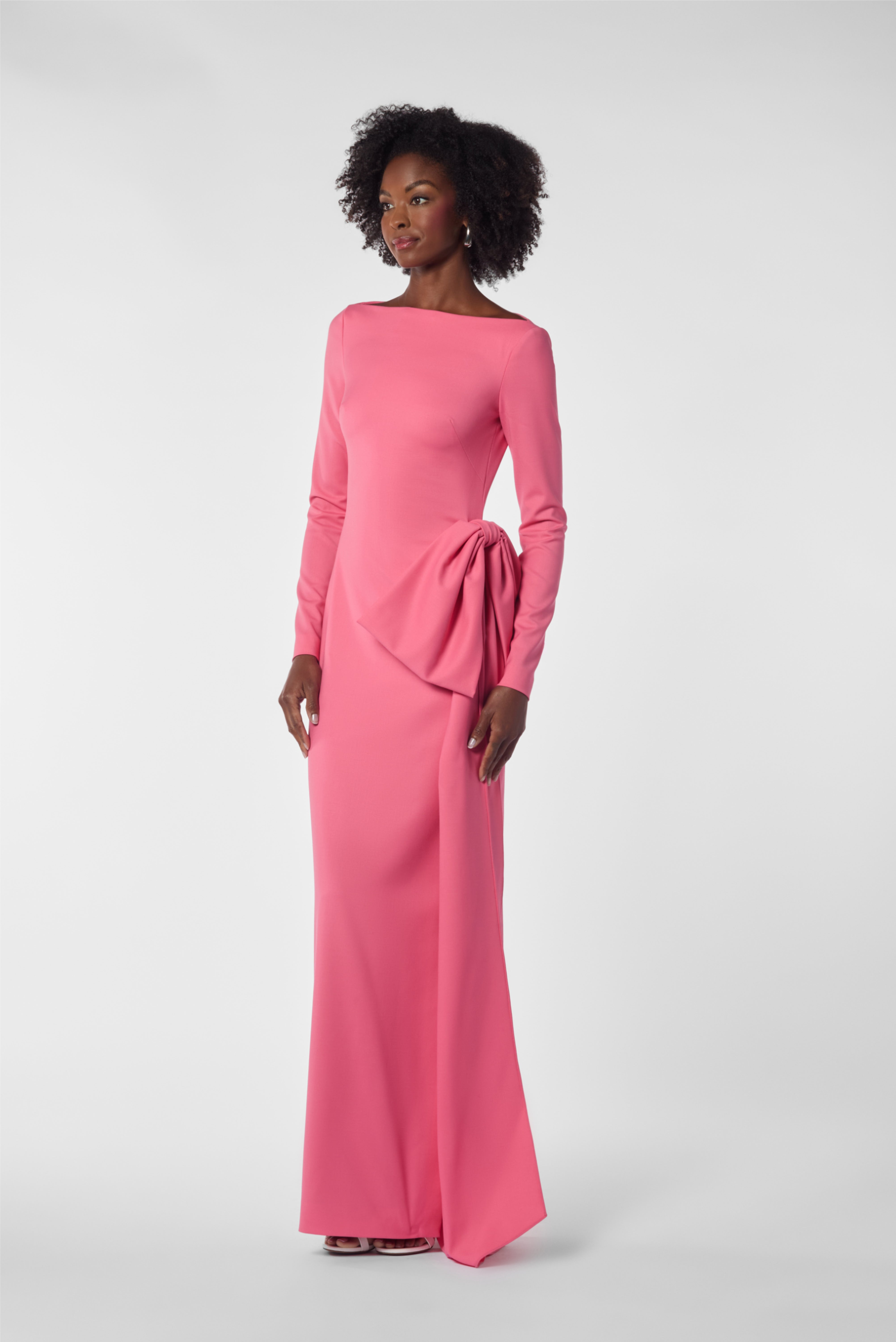 Boatneck Fitted Gown